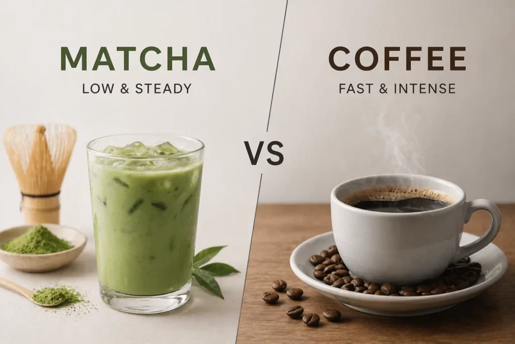 matcha vs coffee