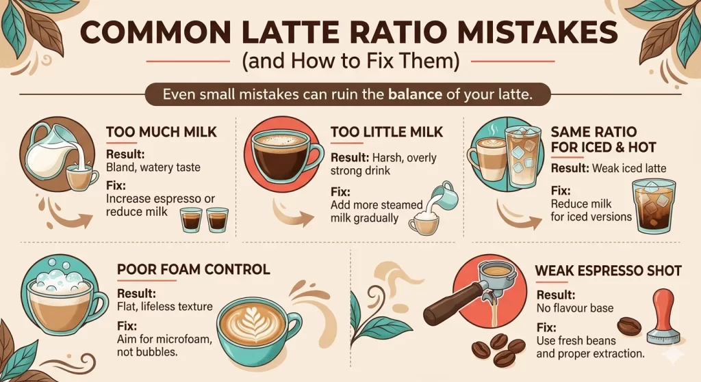 common latte ratio mistakes and how to fix them