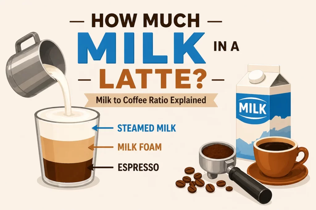 how much should be added in latte