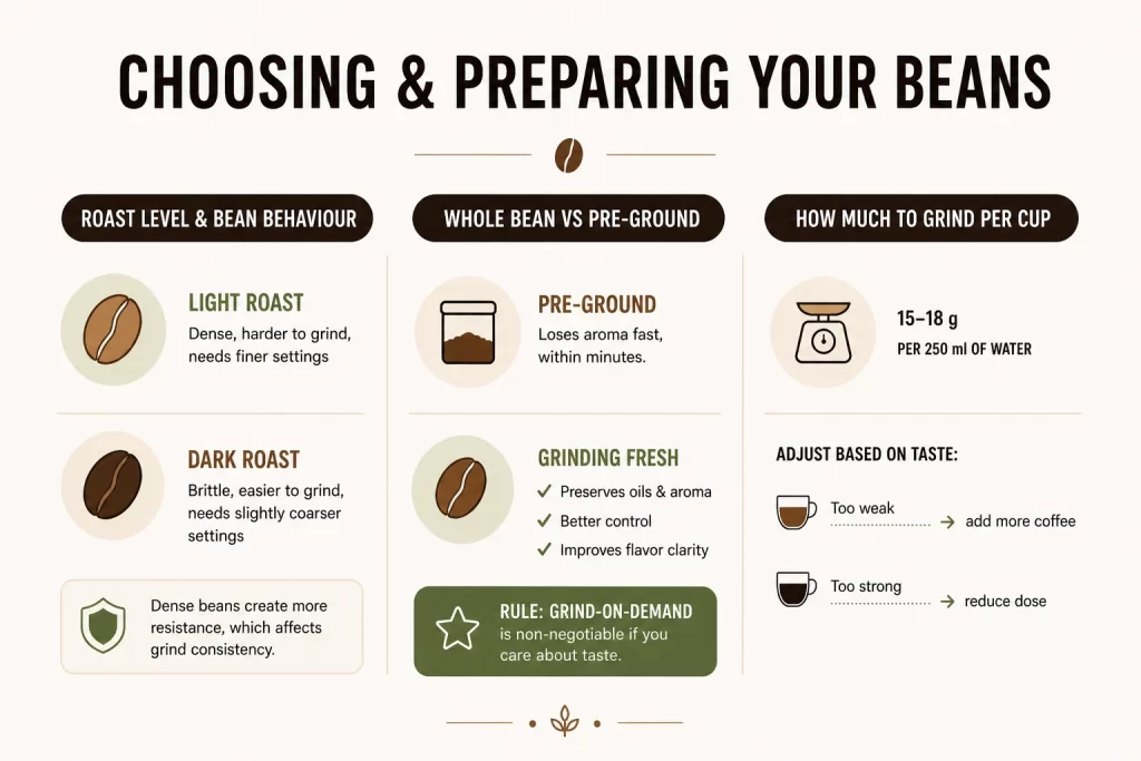 choosing and preparing your beans 