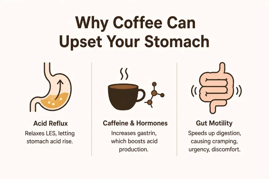 why coffee can upset your stomach