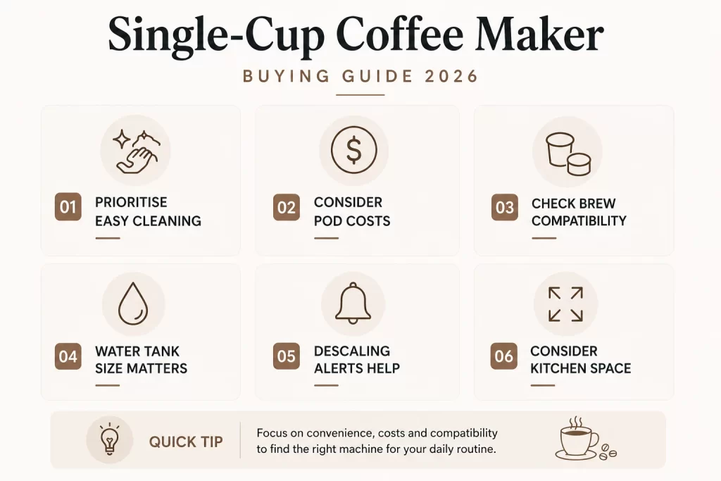 single cup coffee maker buying guide 2026 