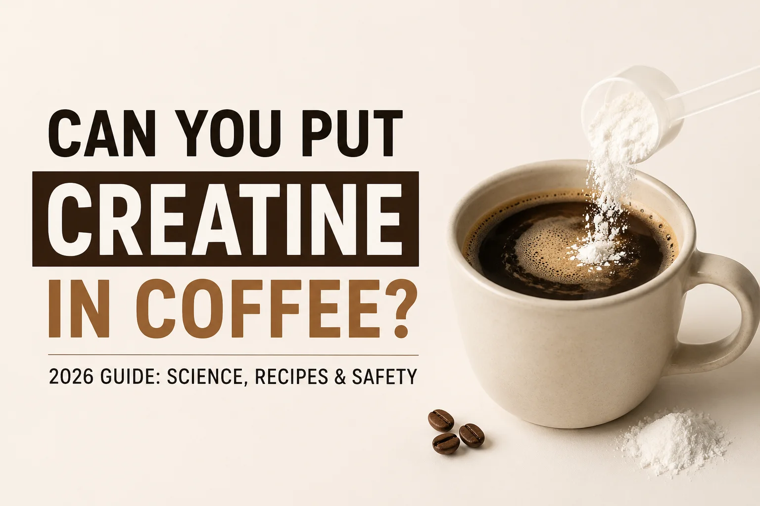 can you put creatine in your coffee